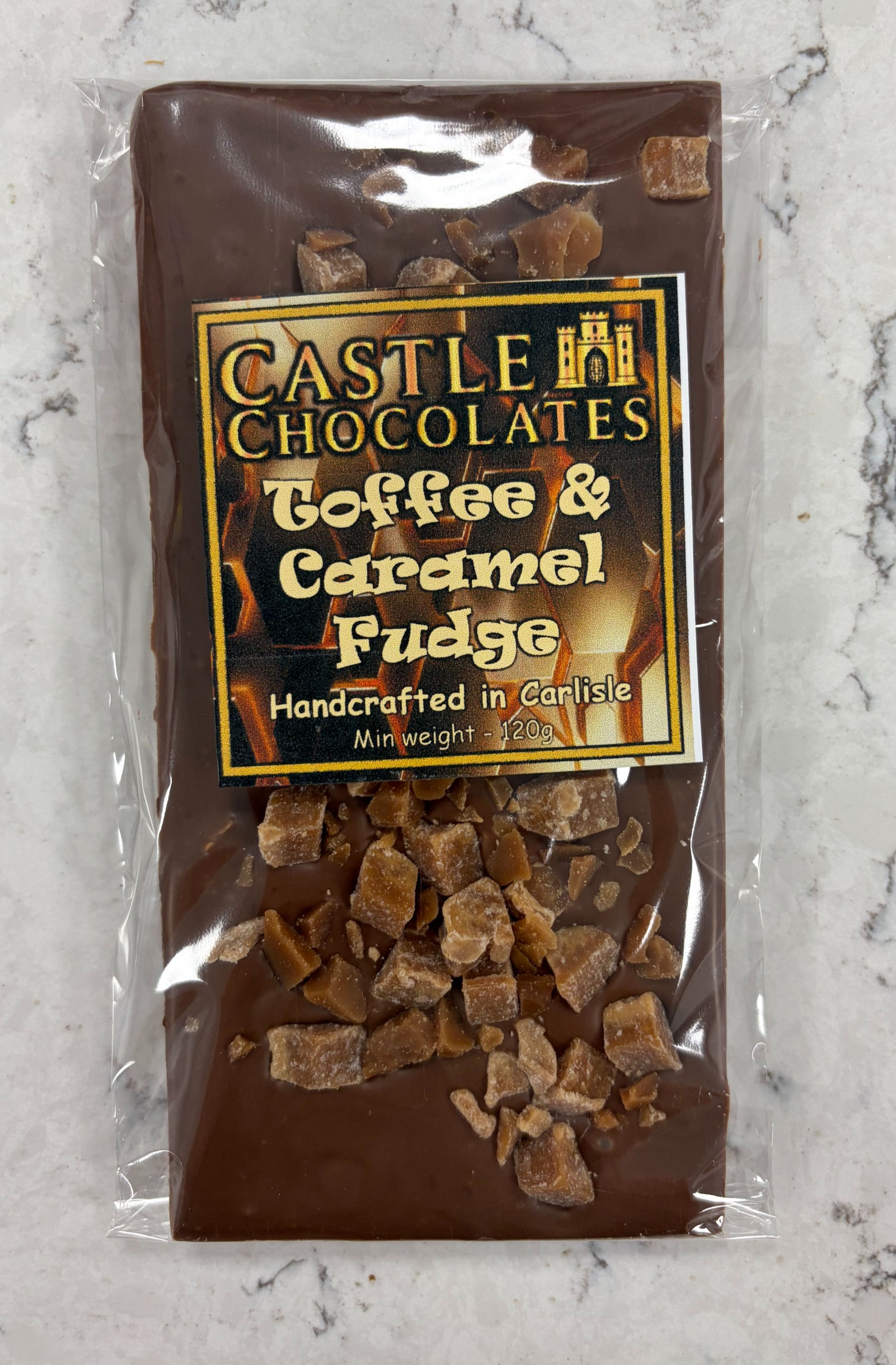 120g Milk Caramel Toffee Fudge Bar
