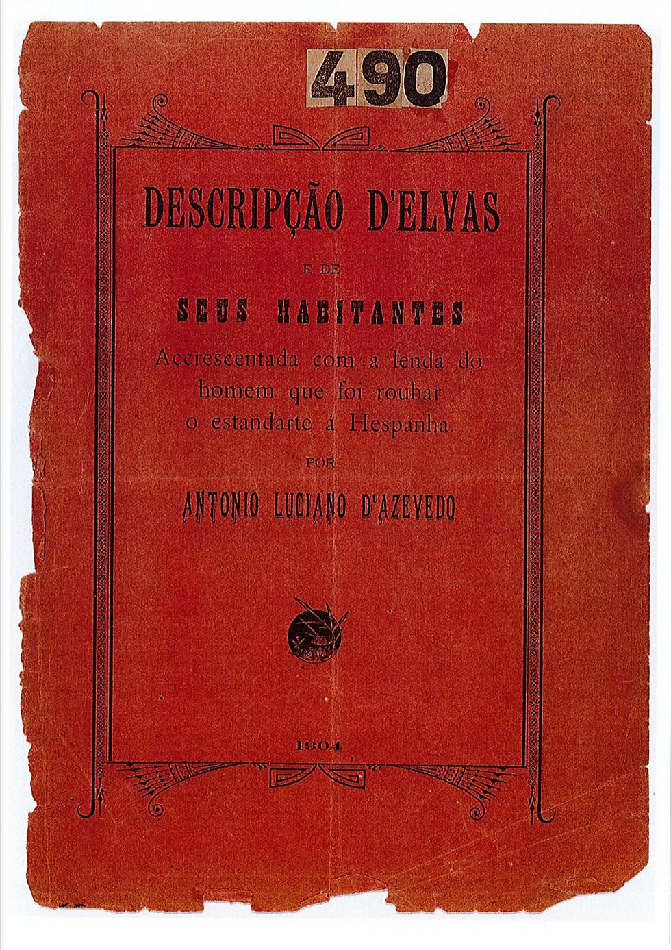 Cover of Descripção d'Elvas e de seus habitantes by António Luciano d'Azevedo, 1904