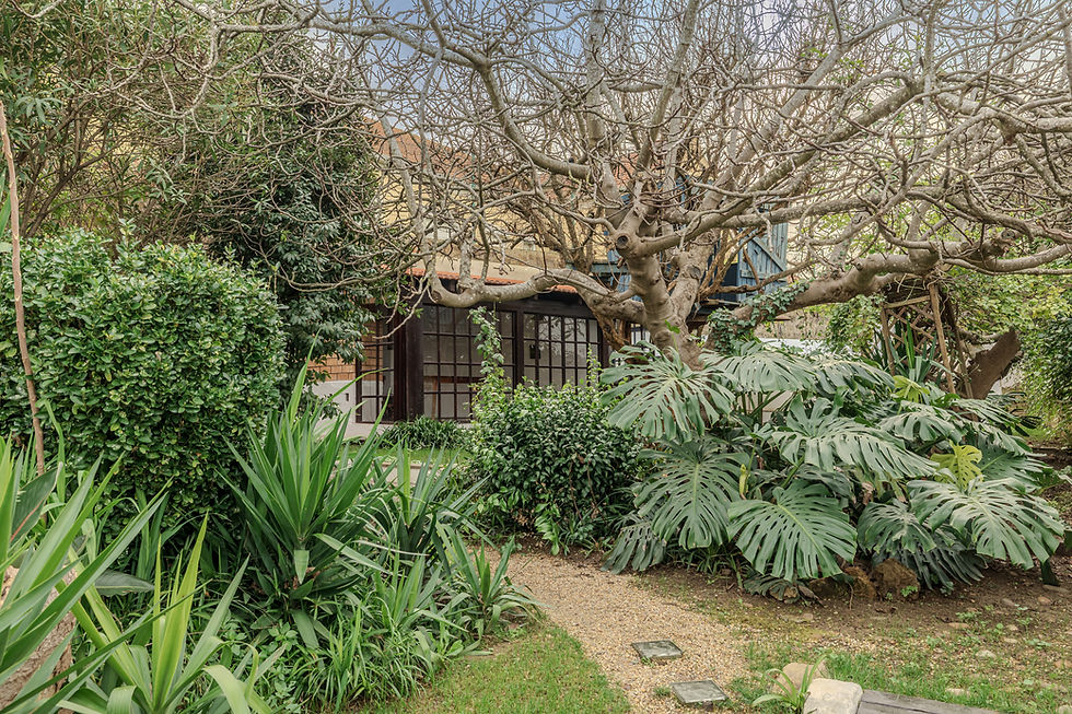Garden of a period house