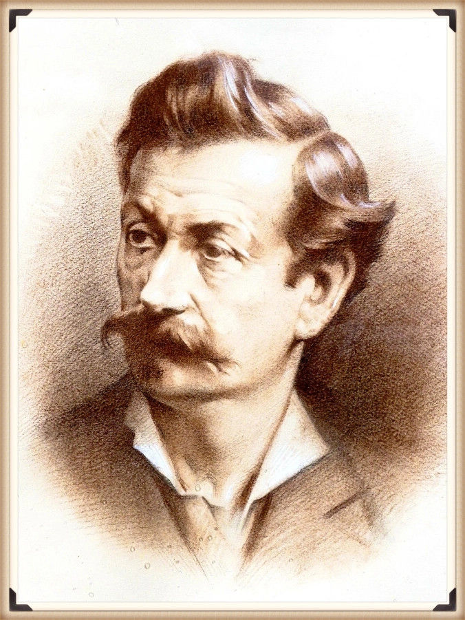 Portrait of Jules Pierre Maumejean, founder of the Maumejean stained-glass workshop