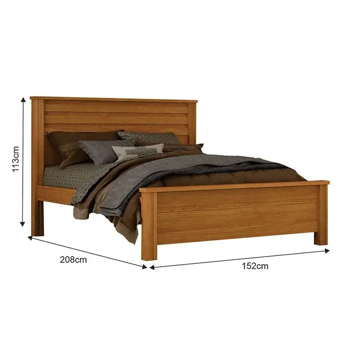 Miniatura: Cama Casal Seul – Leifer Móveis
