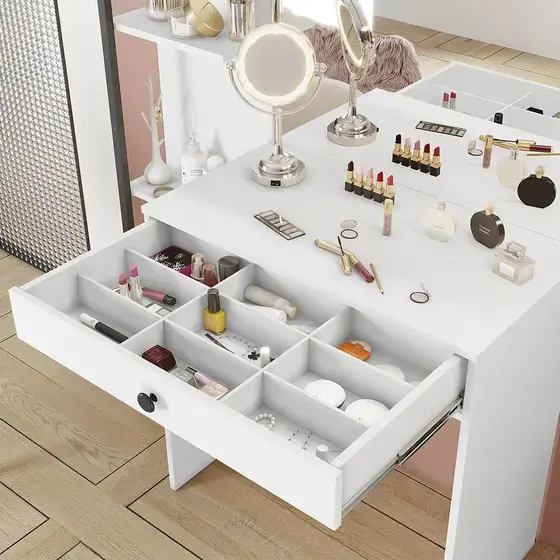 Miniatura: Penteadeira Camarim Encanto Branco