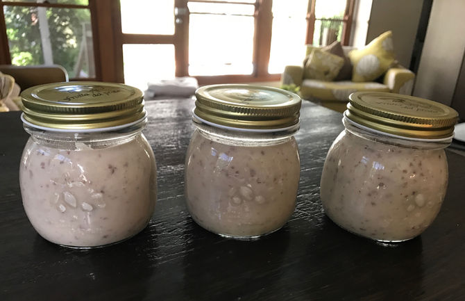 Luscious Almond Porridge and how to make almond and coconut milk at home