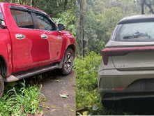 PM recupera dois veículos furtados durante operação de buscas em Rio dos Cedros