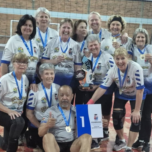 Pomerode Fatura o Título Feminino na 2ª Copa Pomerode de Voleibol Master Adaptado