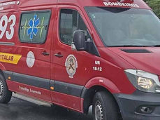 Colisão entre moto e carro deixa motociclista ferido em Pomerode