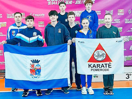 Associação Pomerodense de Karatê se destaca no JESC Estaduais em Blumenau