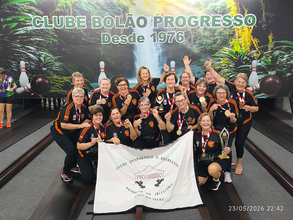 Bolão 23 Feminino de Pomerode Conquista Primeiro Lugar no Campeonato Estadual Sênior