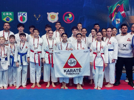 Sucesso no Open Internacional de Joinville: Associação Pomerodense de Karatê brilha com medalhas