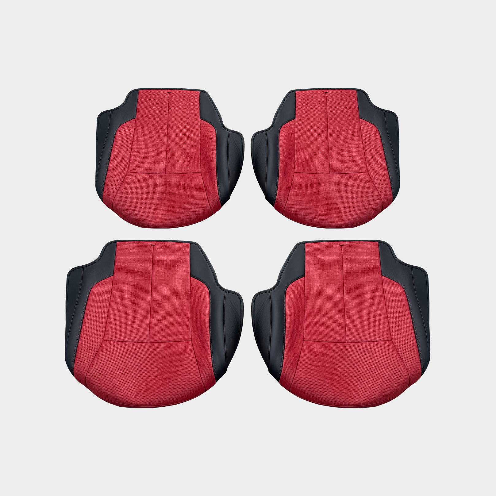 InvisibleFit Seat Cover for Rolls-Royce Cullinan 4-Seater (Mugello Red/Black)
