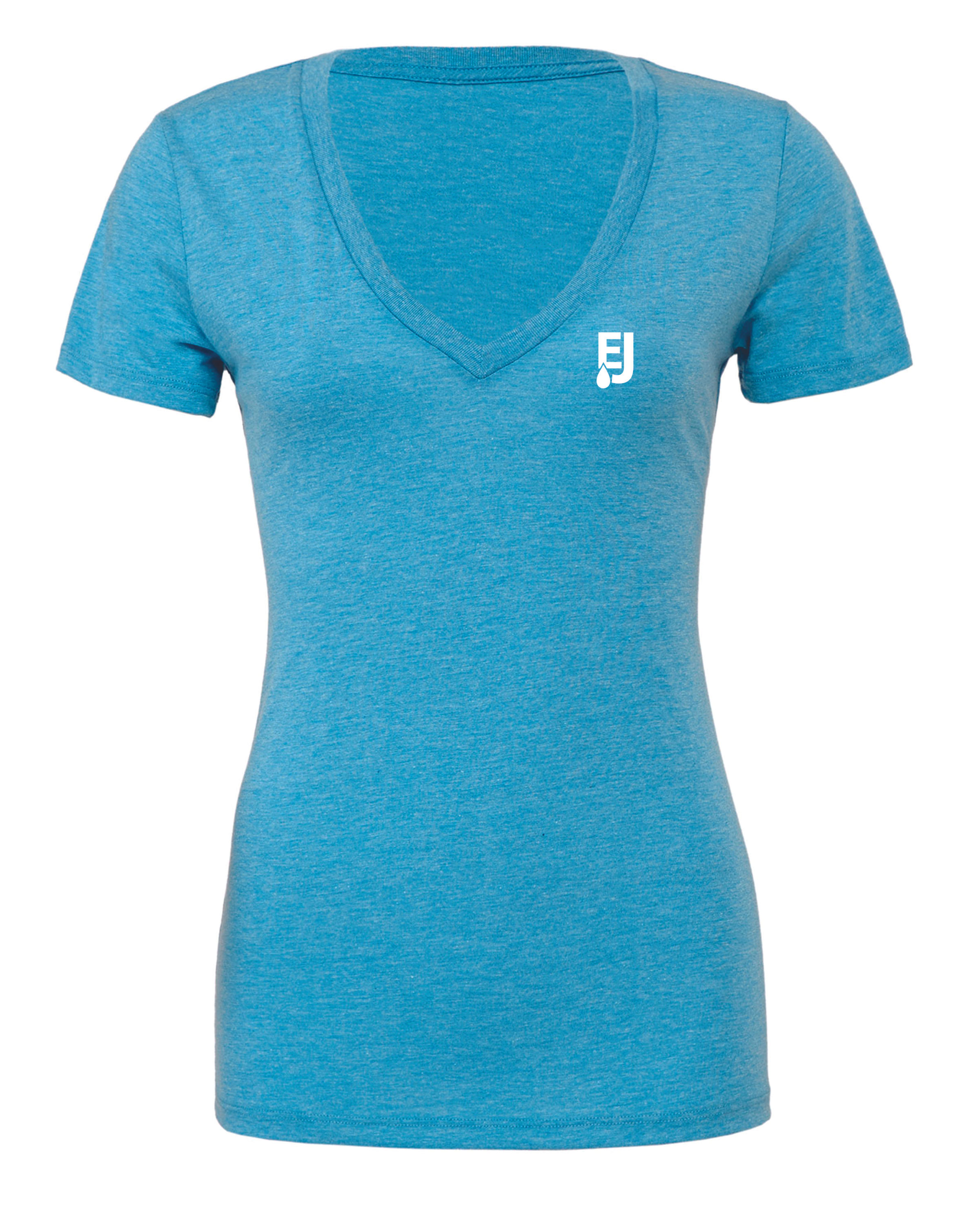BELLA+CANVAS® Women's Triblend Short Sleeve Deep V-Neck Tee