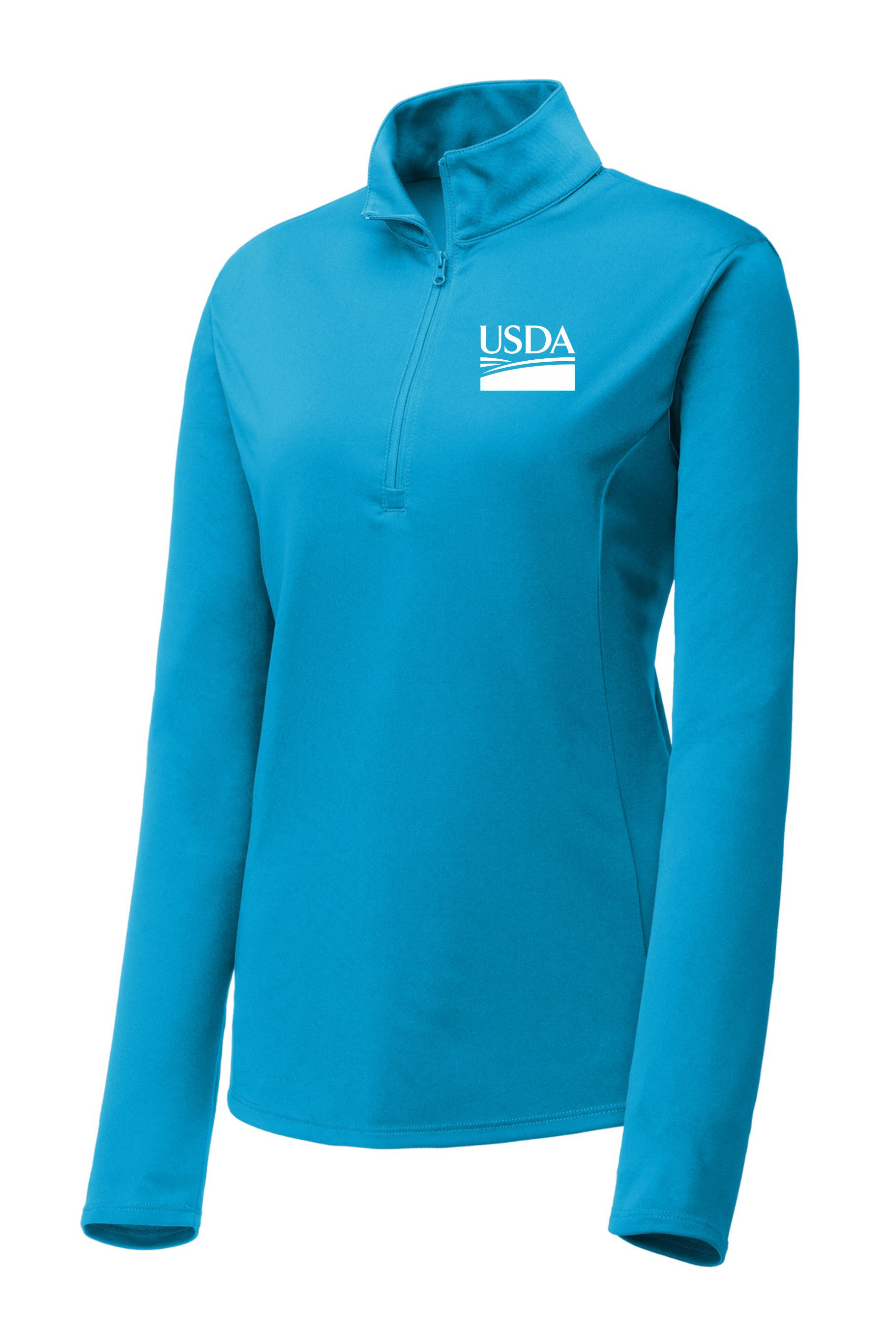 USDA Ladies Dri Fit 1/4 Zip