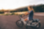 Girl Riding a Bike