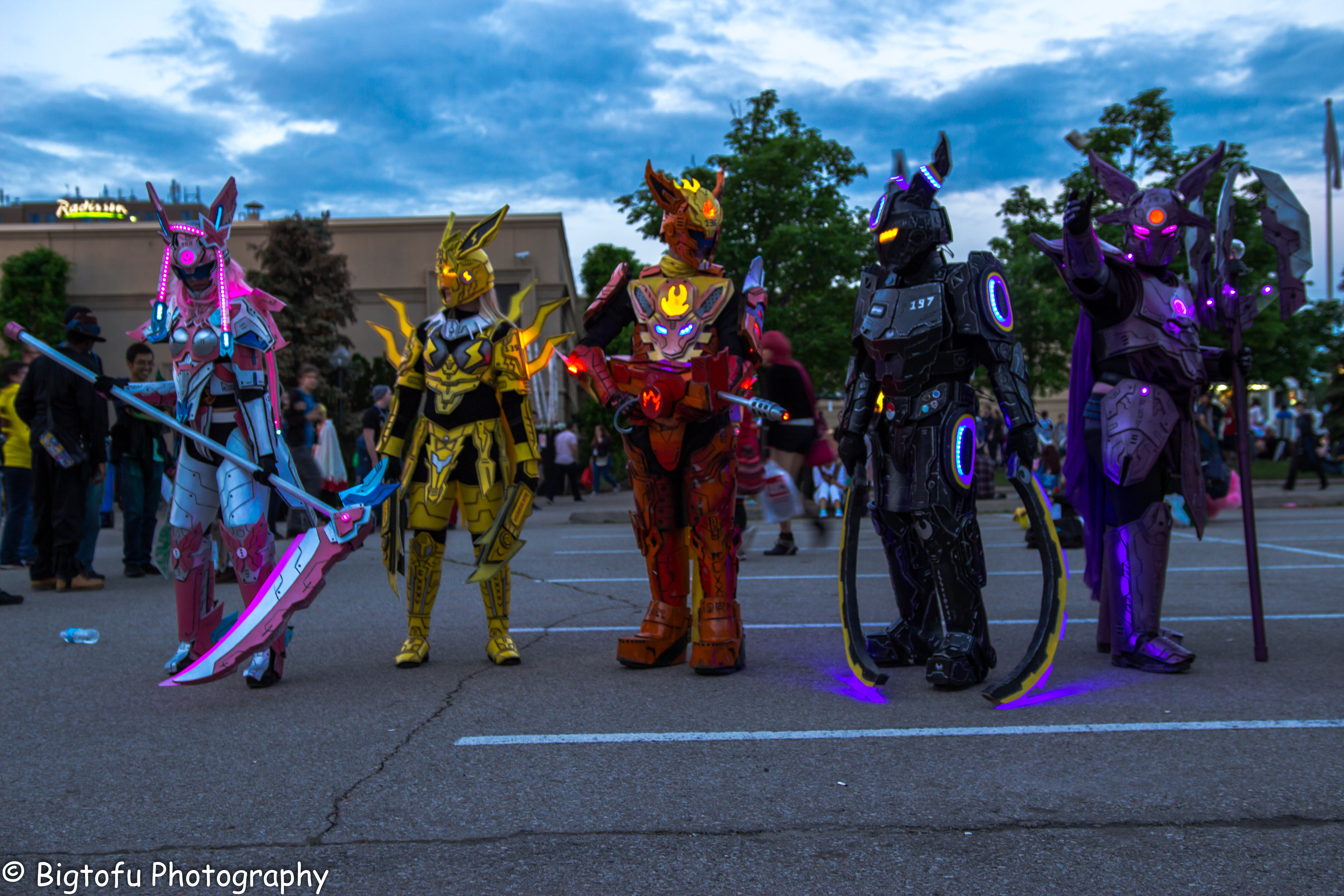 PokeMech Eeveelutions Glow