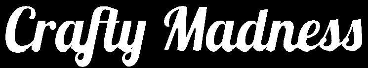 Crafty Madness logo black-and-white