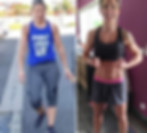 transformation physique d'une cliente fit'you grâce au coaching individuel