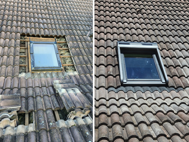 Remplacement de Velux par artisan couvreur dans les Pyrénées-Atlantiques