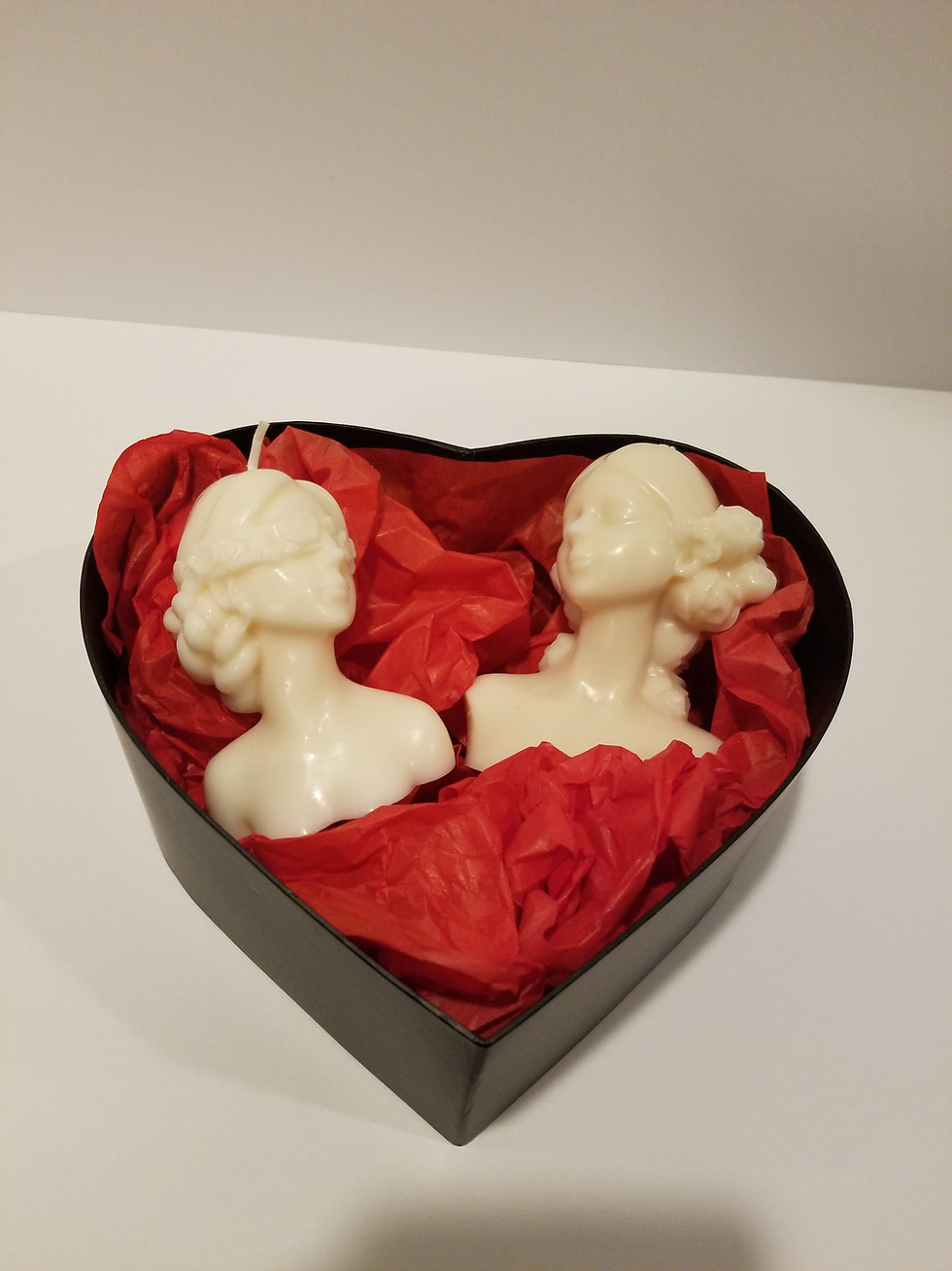 Girls with Flowers  Decorative Hand-Poured Candle