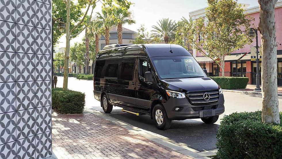 Spacious Sprinter vans available for rent in Miami from RumbaTours, perfect for wedding transportation and more, offering com