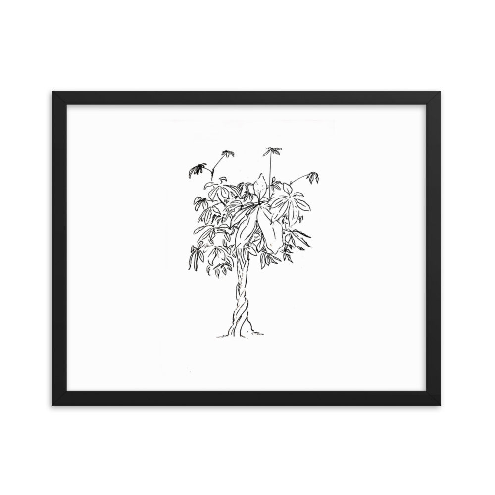 MONEY TREE hand drawn in Alaska by Yours Truly