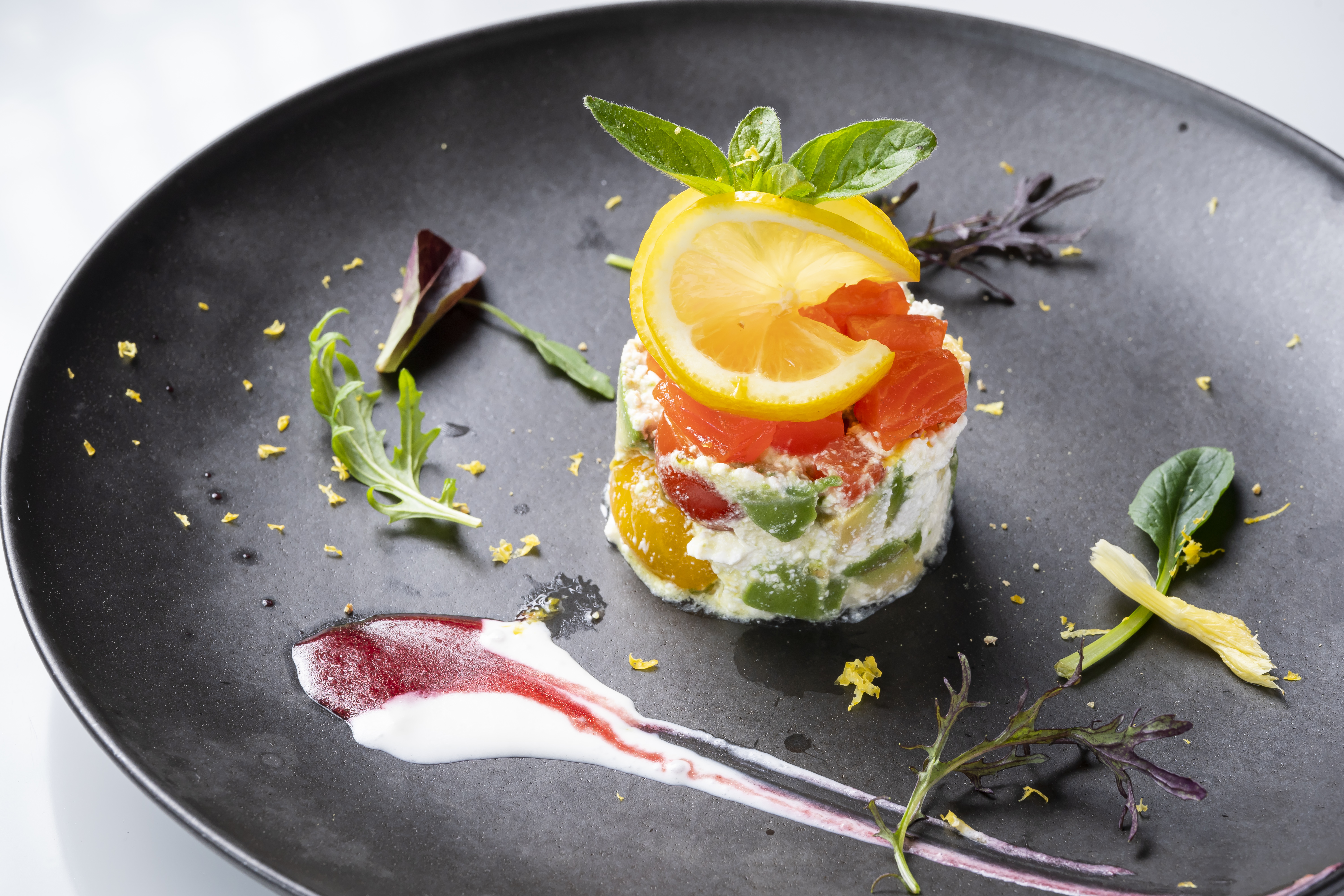 Arranged Food and Objects