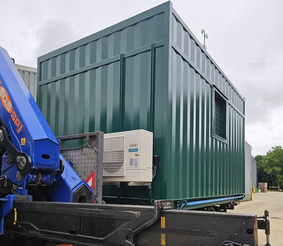 Custom switchgear acoustic container by Kee Fabrications Ltd