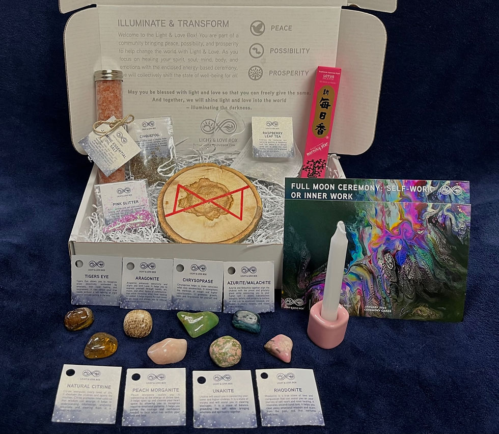 Light & Love Box Self-Work Guided Ritual Box