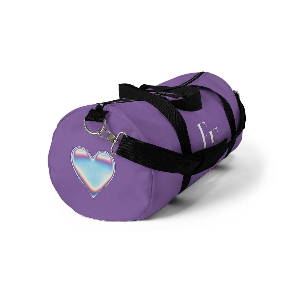Thumbnail: Finesse Style Purple Duffel Bag 