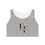 Thumbnail:  Laya's Fitness grey Sports Bra - Supportive Workout Gear