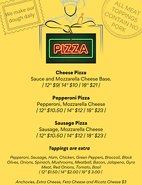 Medium Cheese Pizza Sauce and mozzarella