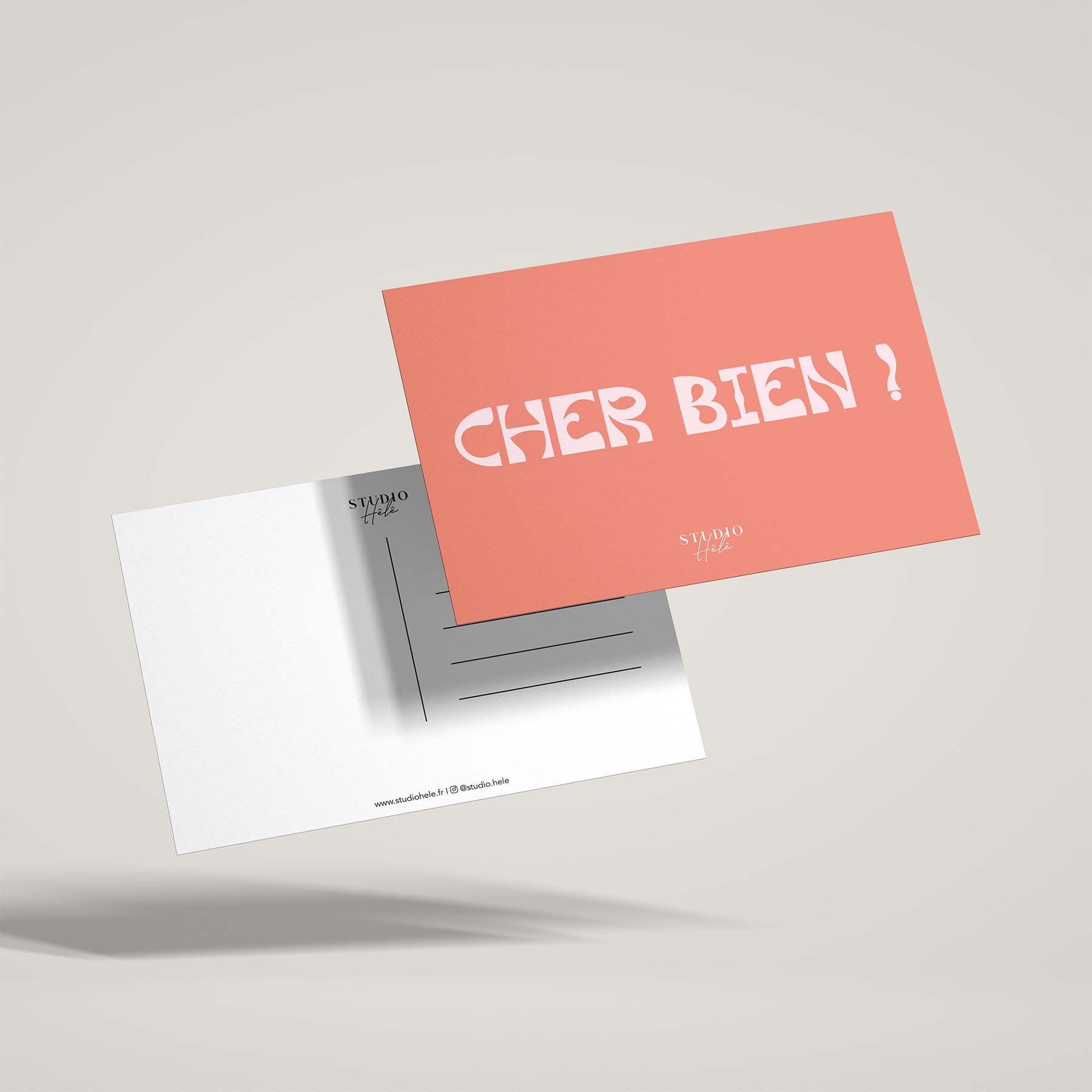 Cher bien ! - carte postale