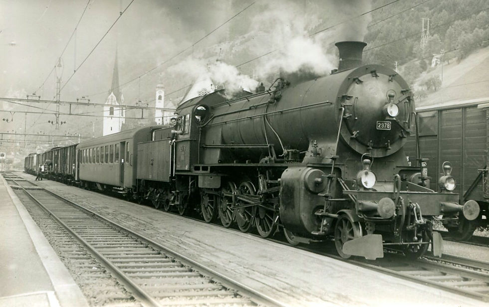 Паровоз серии SBB C 5/6 1913г