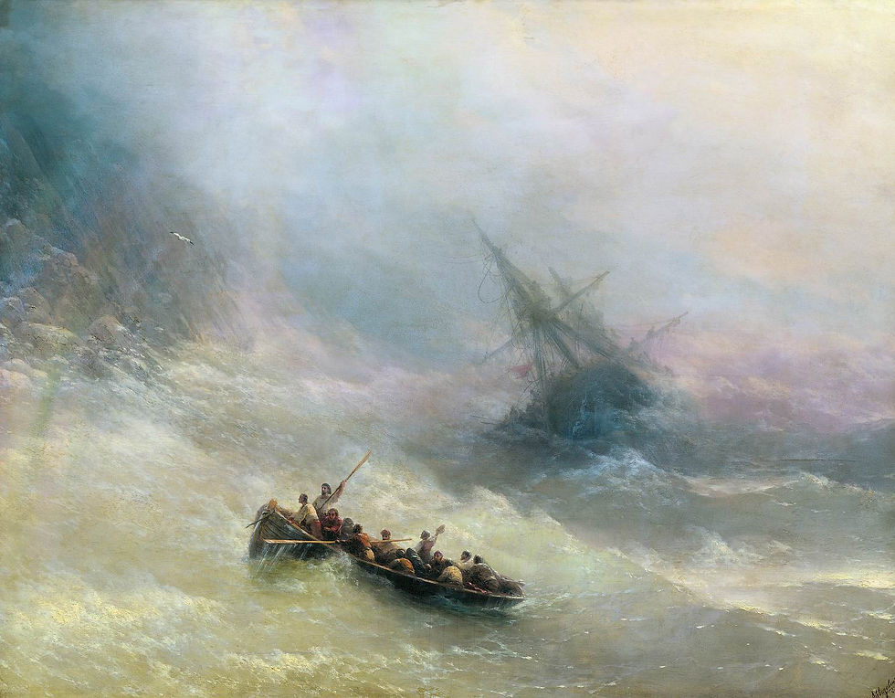 И.К. Айвазовский. Радуга. 1873 © Государственная Третьяковская галерея, Москва