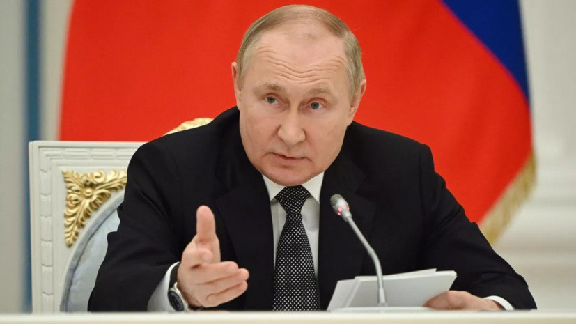 Военные действия на Украине развязал коллективный Запад, заявил Путин