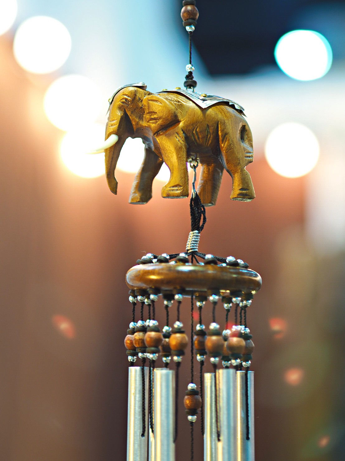 โมบายฮวงจุ้ย ช้าง / ELEPHANT Lucky Windchimes