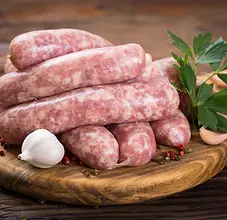 Streaky Bacon & Maple Pork Sausages.webp