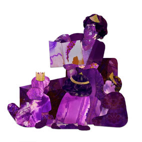 Queen reading to princesses