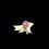 Thumbnail: Pink Silver Tie Tac Scatter Pin "Wings of Summer"