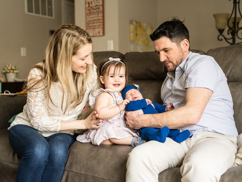 Holly's Newborn Lifestyle Photography Session | Lewes, Delaware