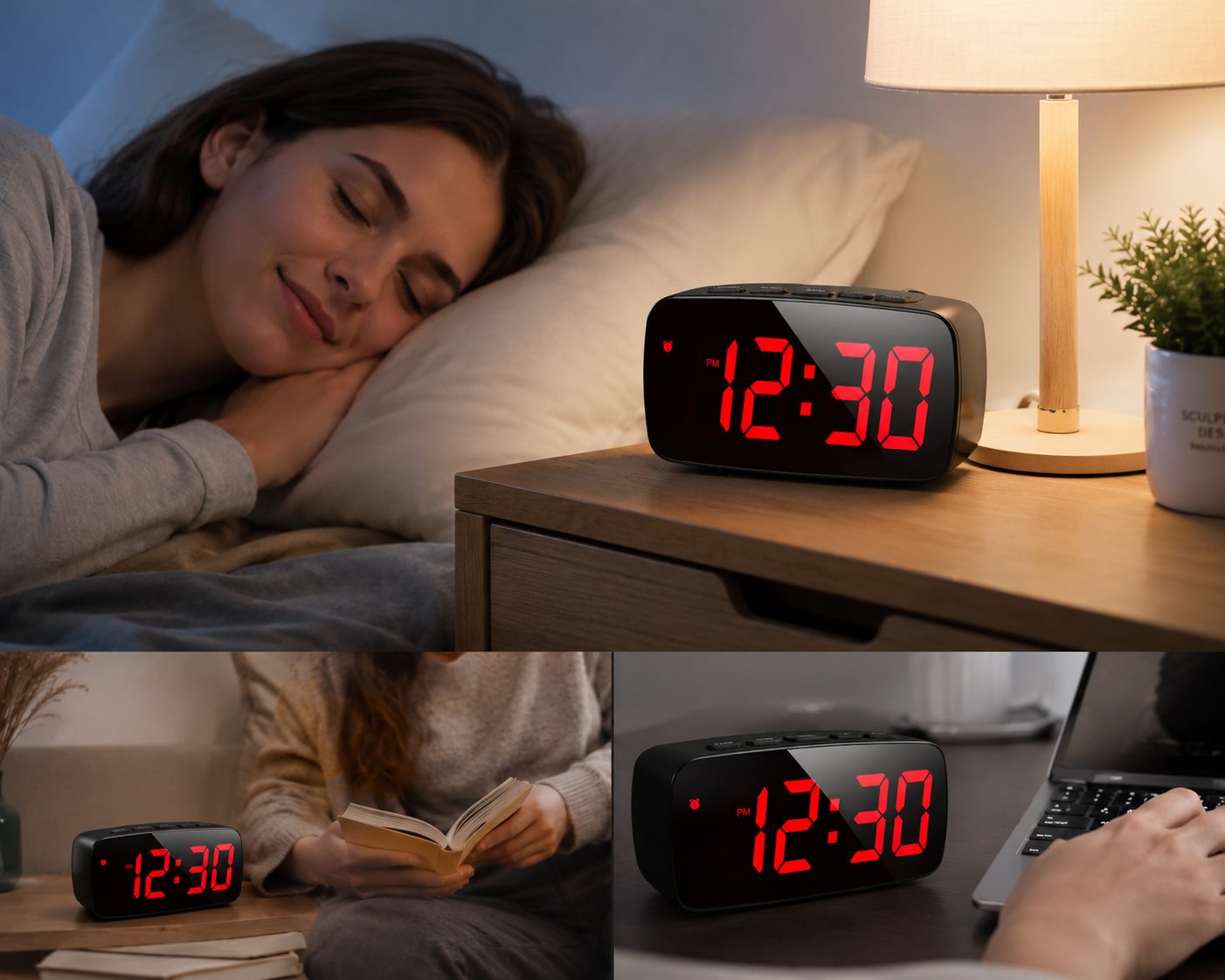 WakeGlow Digital Alarm Clock