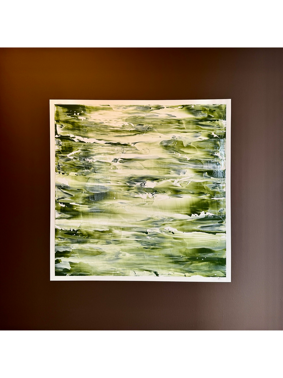 Originalmålning av Jonas Sörensson "Silverback" 120x120cm