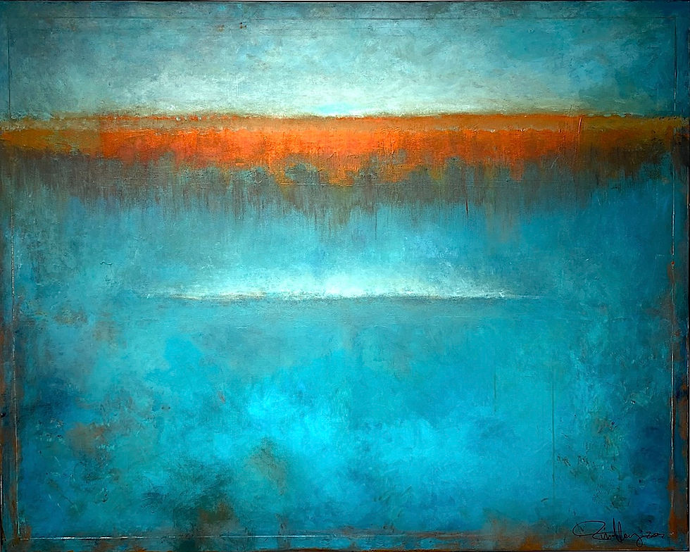 Konst av Pauline Lindberg ”Ascending" 120x150cm