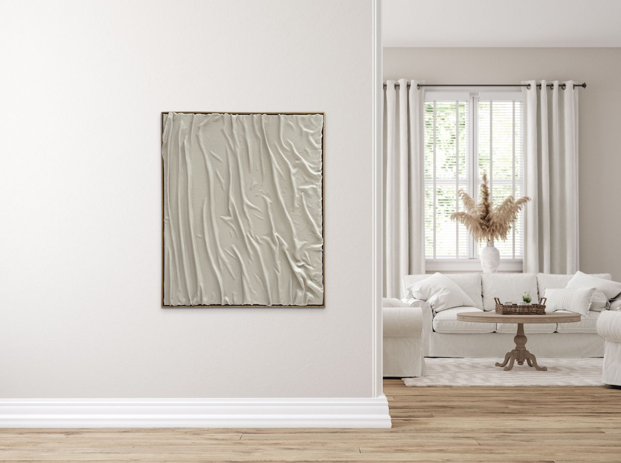 Konstverk av Anna Sophia Rydgren ”Sand II” 120x100cm_a