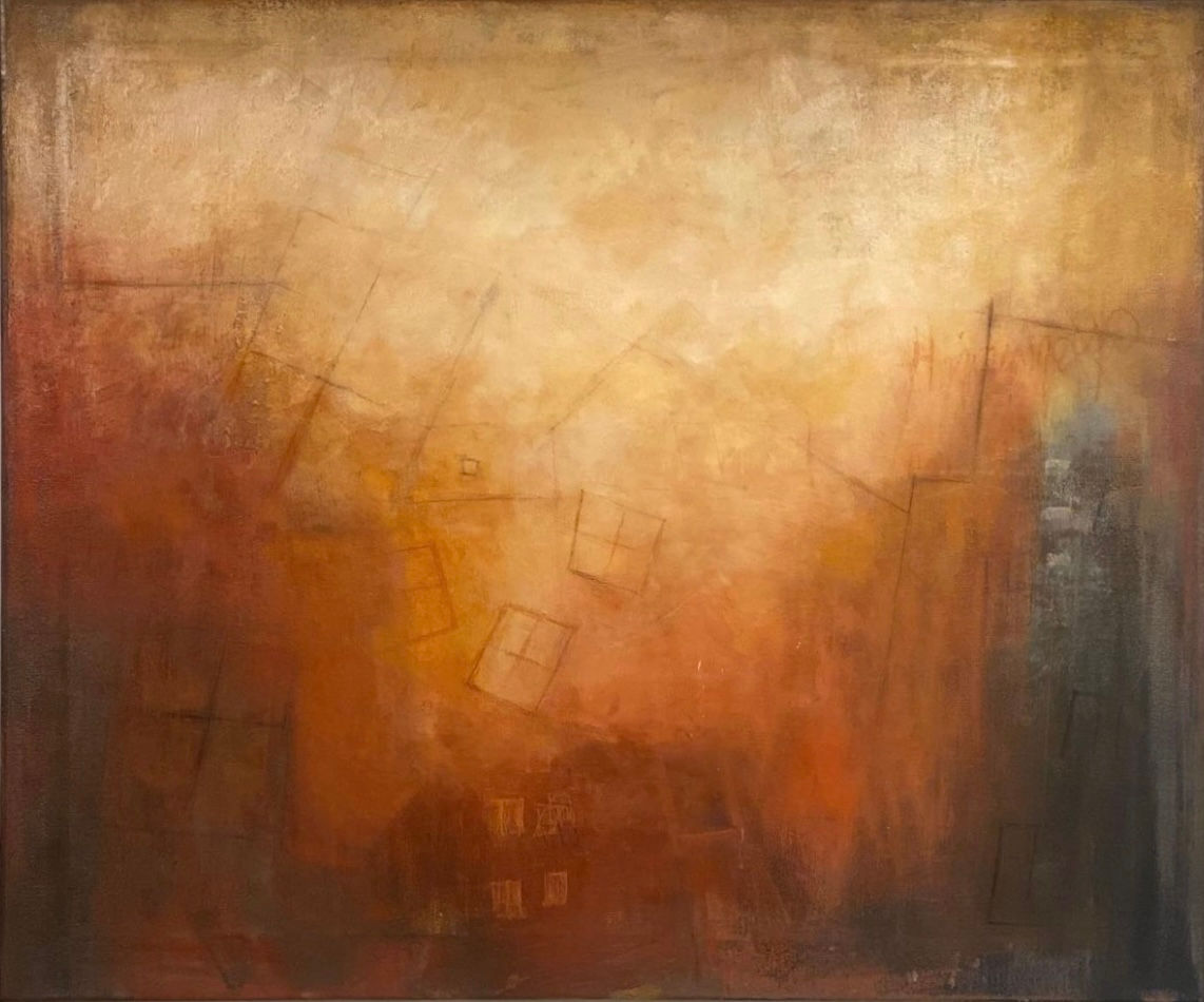 Konst av Pauline Lindberg ”The Departure”  100x120cm
