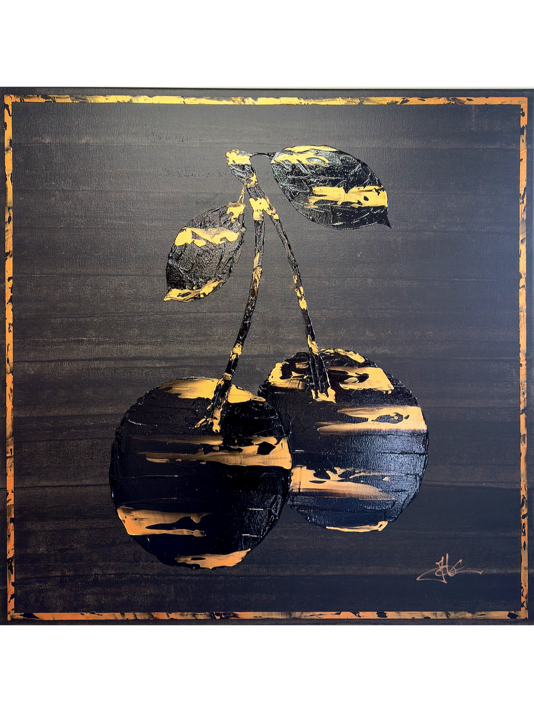 Originalmålning av Jonas Sörensson "Cherish" 120x120cm_a