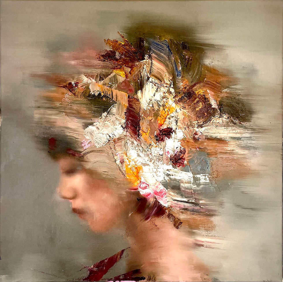 Konst av Davor Bosnic ”Portrait #2326” 60x60cm