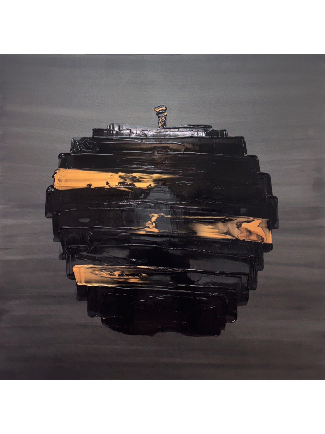 Jonas Sörensson "Golden Delicious" 120x120cm