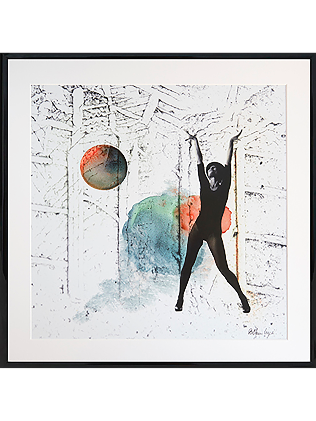 Fotokonst av Birthe Vembye "Dance the Trails No.7” 50x50cm på Kabusa_a