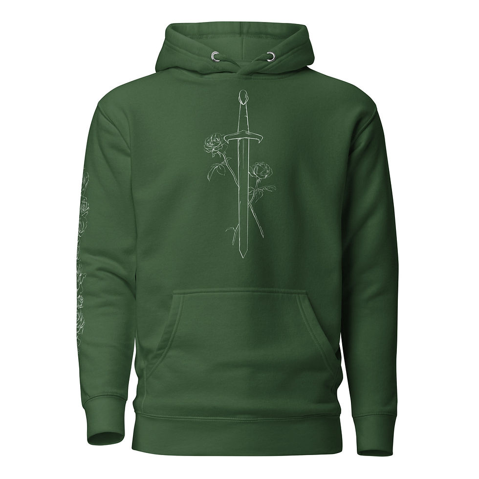 Thumbnail: Unisex Hoodie-Rose colors