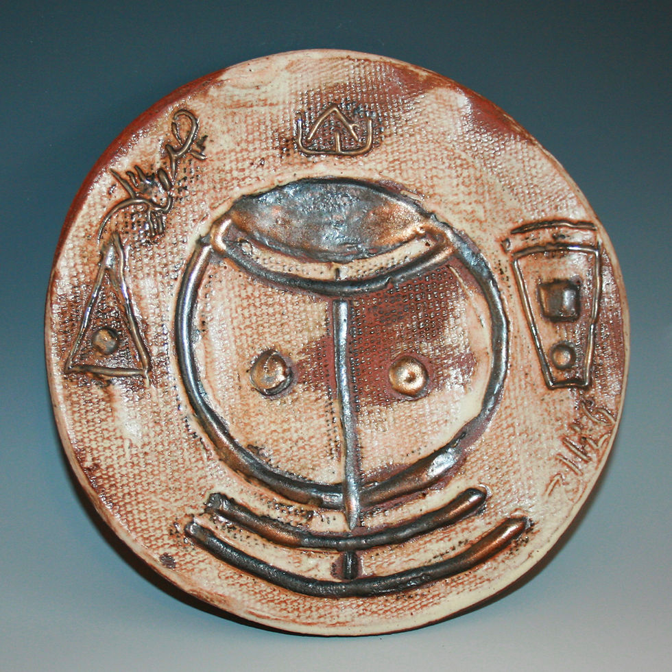 #97112 mayan plate